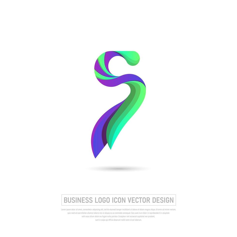 Elegant dynamic alphabet letters with wings design vector concept