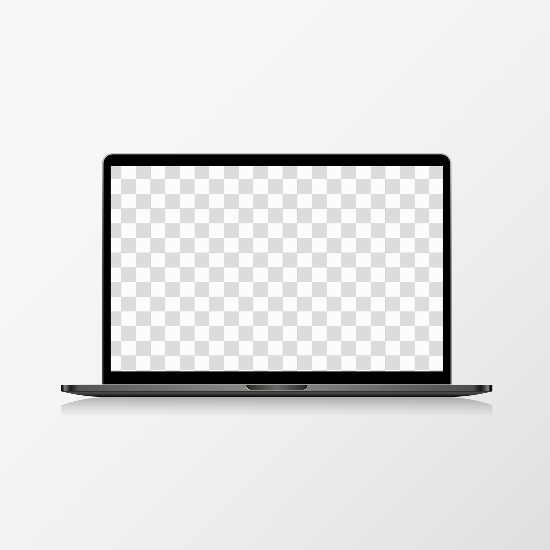 Laptop empty screen Mockup design 2831458 Vector Art at