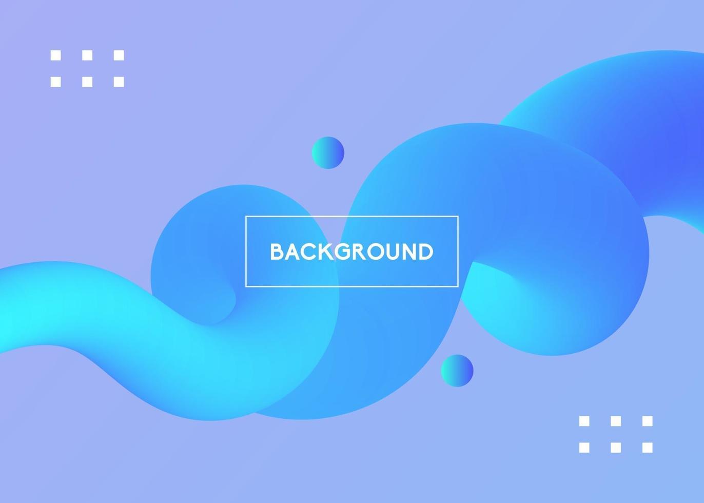 Abstract Gradient Background With Liquid Shapes vector