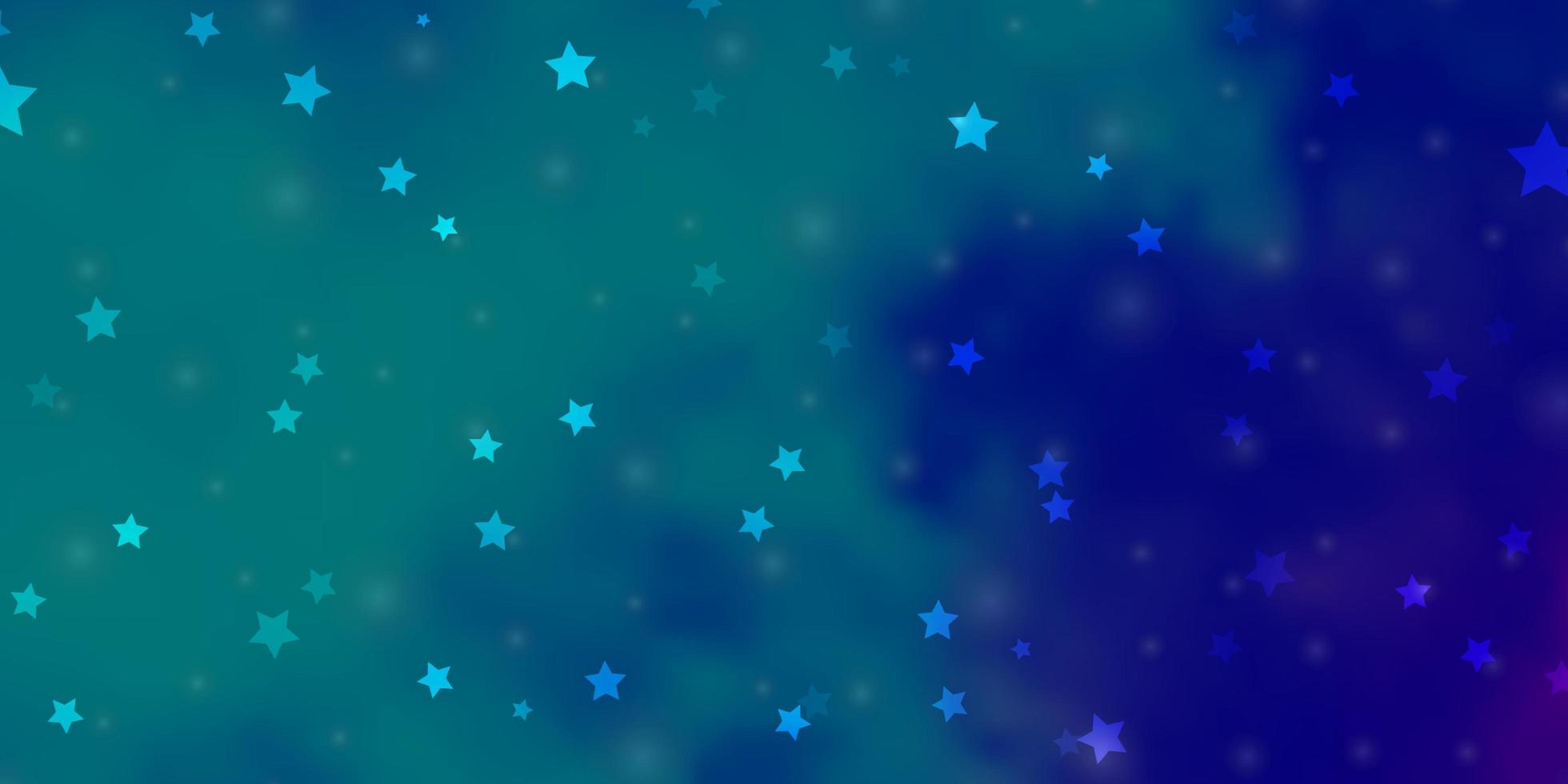 textura de vector de color rosa claro, azul con hermosas estrellas. Ilustración colorida con estrellas de degradado abstracto. mejor diseño para su anuncio, cartel, banner.