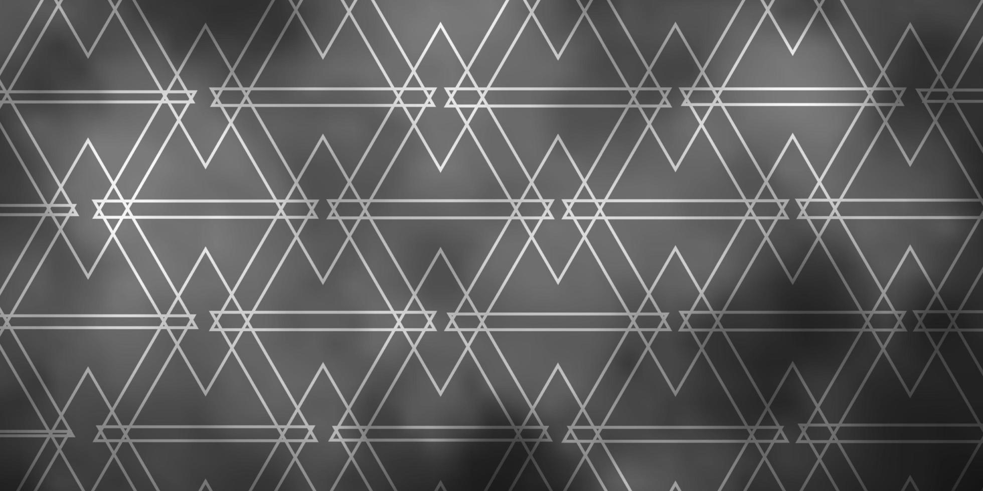 Telón de fondo de vector gris claro con líneas, triángulos. brillante  ilustración abstracta con triángulos de colores. plantilla para fondos de  pantalla. 2831937 Vector en Vecteezy