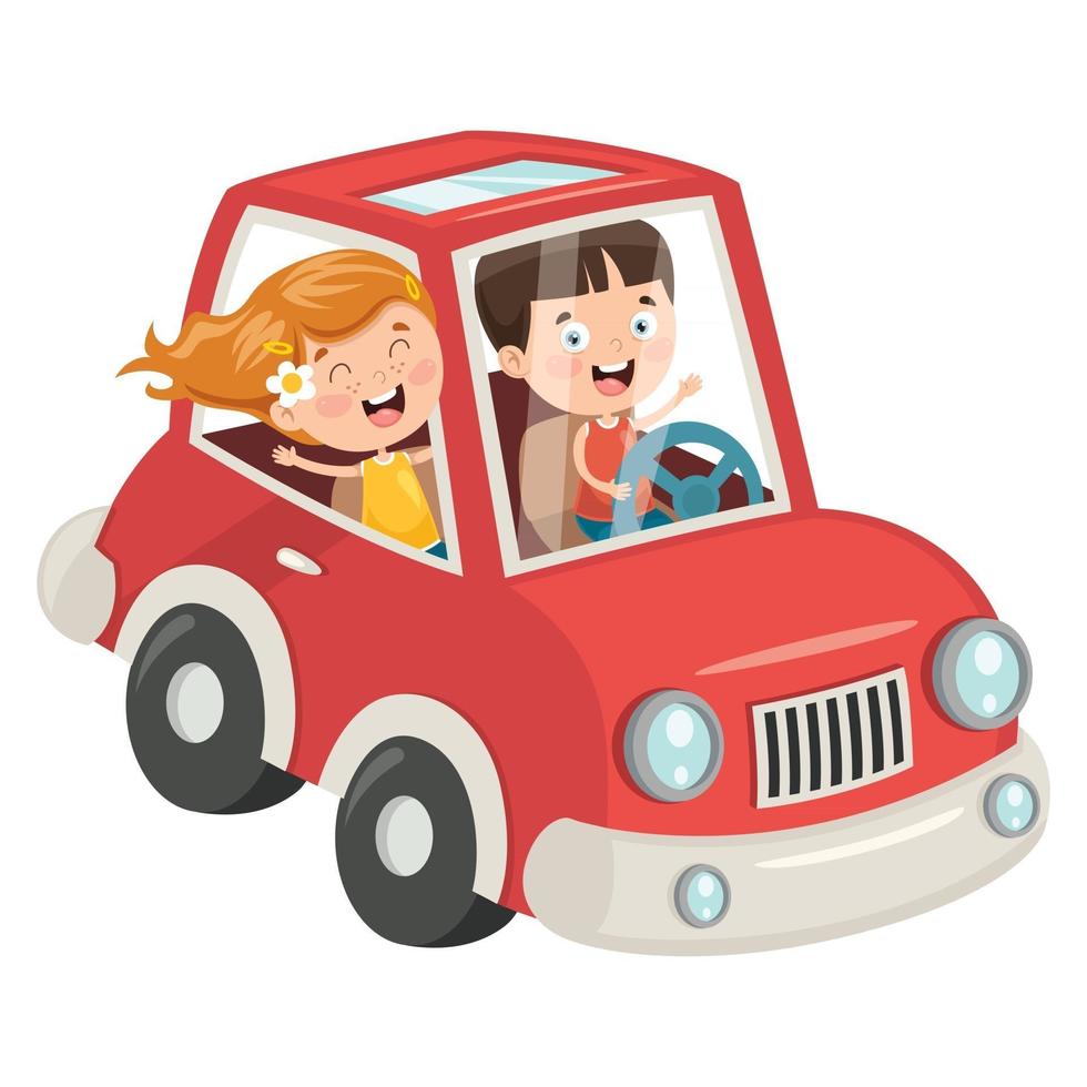 coche de dibujos animados para niños 2832037 Vector en Vecteezy