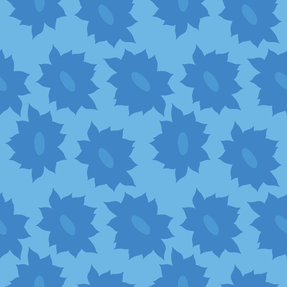 Folk flowers art pattern Floral abstract surface design  Seamless pattern vector