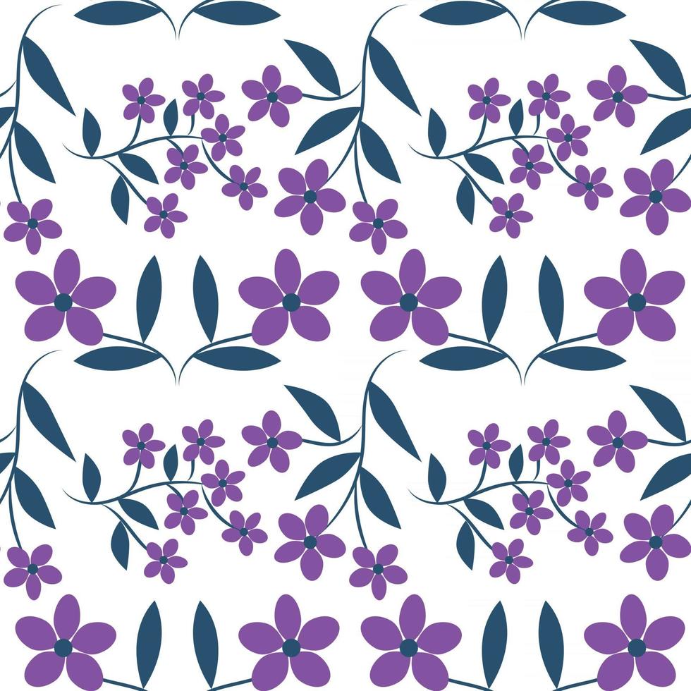 Folk flowers art pattern Floral abstract surface design  Seamless pattern vector