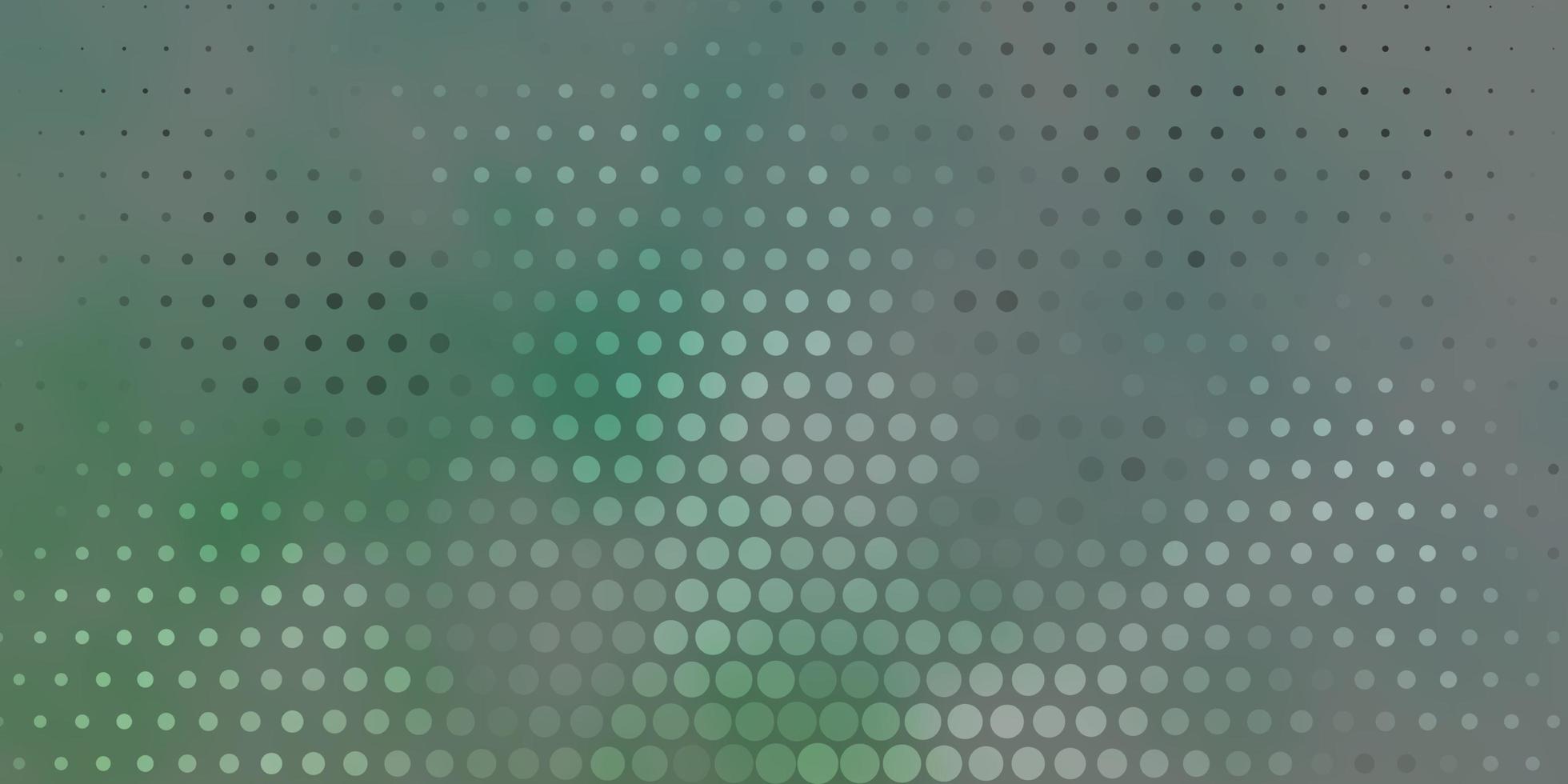 Light Green vector background with bubbles. Colorful illustration with gradient dots in nature style. Pattern for wallpapers, curtains.