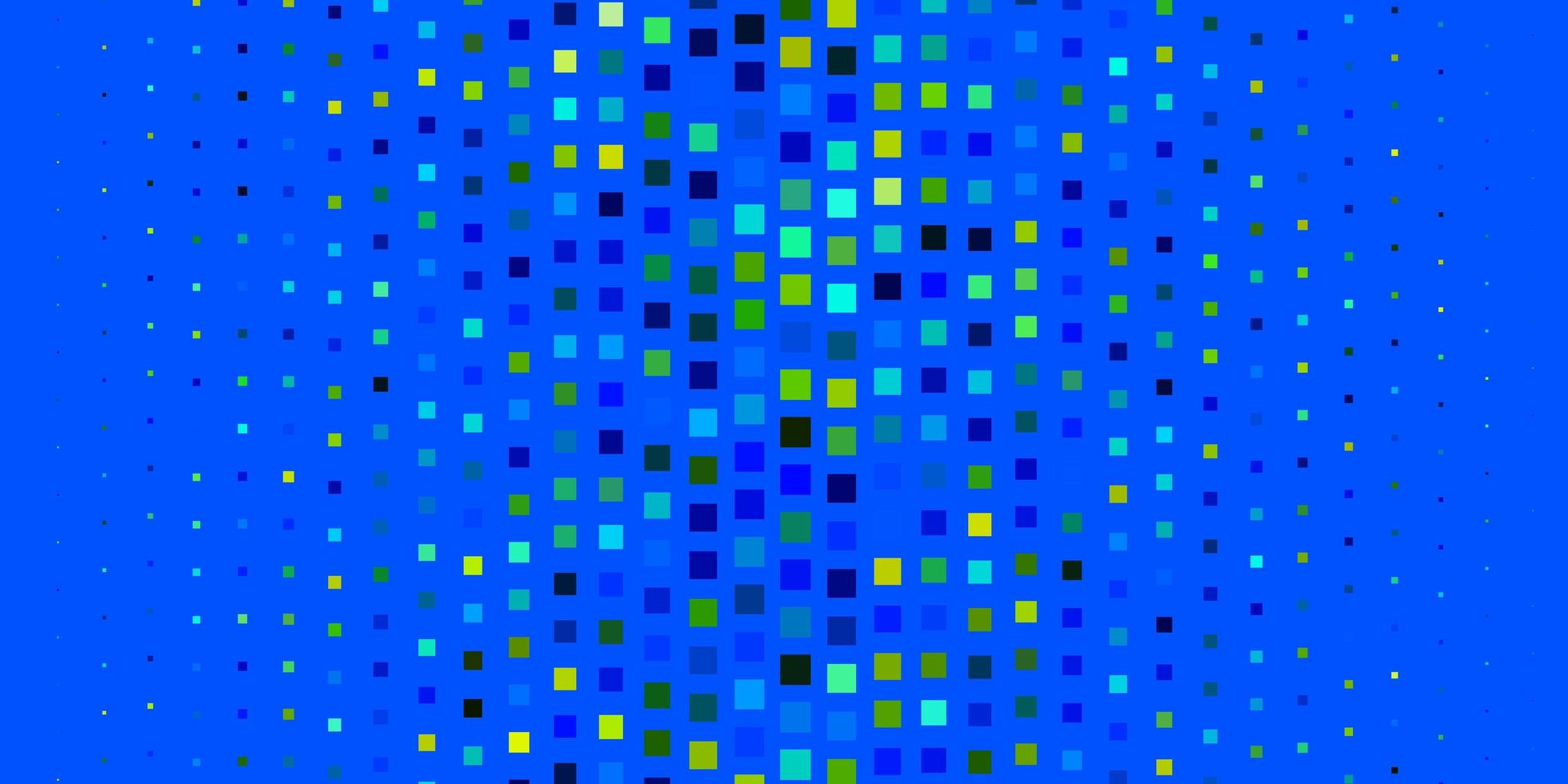 Fondo de vector azul claro, verde con rectángulos. rectángulos con degradado de colores sobre fondo abstracto. plantilla para teléfonos móviles.