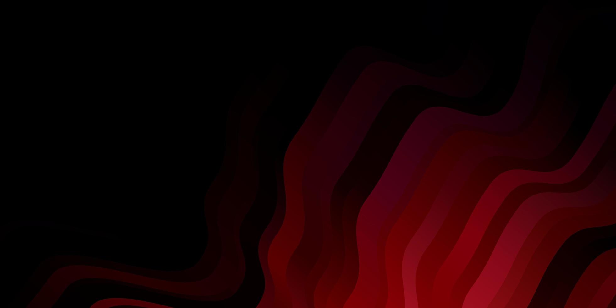 Dark Blue, Red vector template with curved lines. Colorful illustration in abstract style with bent lines. Design for your business promotion.