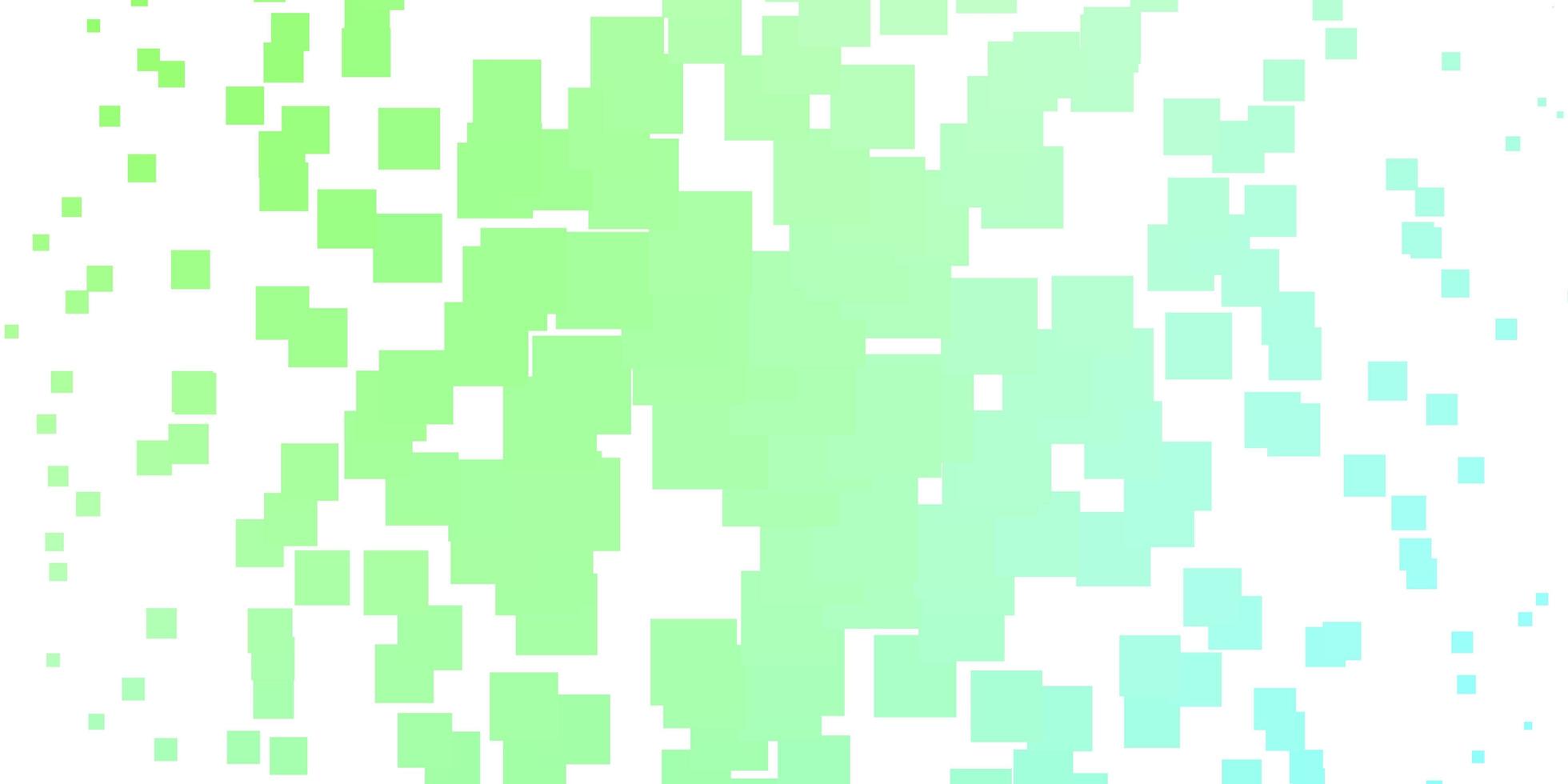 Light Green vector pattern in square style. Colorful illustration with gradient rectangles and squares. Best design for your ad, poster, banner.