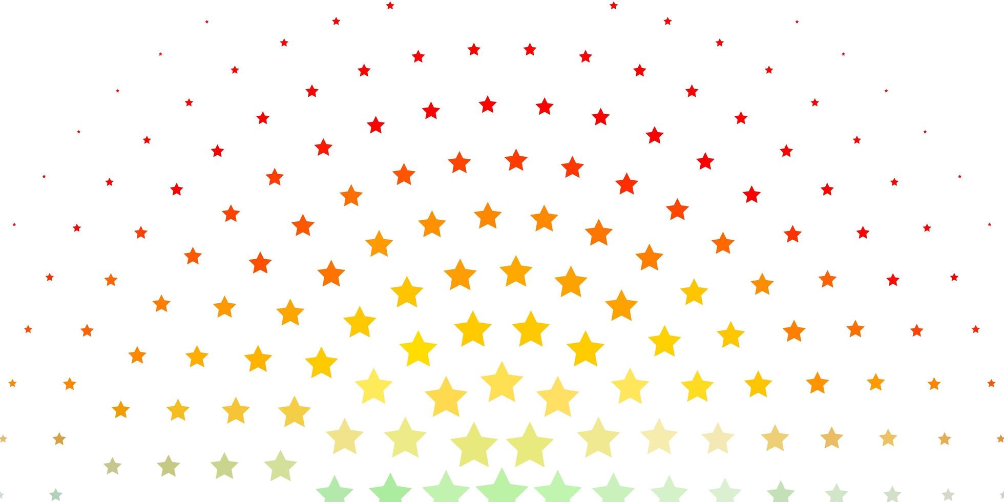 Light Blue, Red vector background with small and big stars. Decorative illustration with stars on abstract template. Best design for your ad, poster, banner.