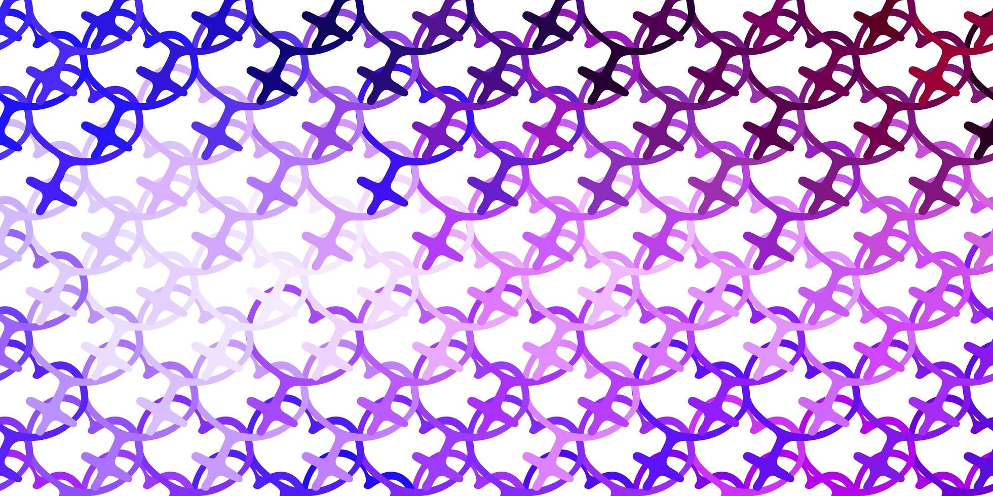 Light Purple vector pattern with feminism elements.