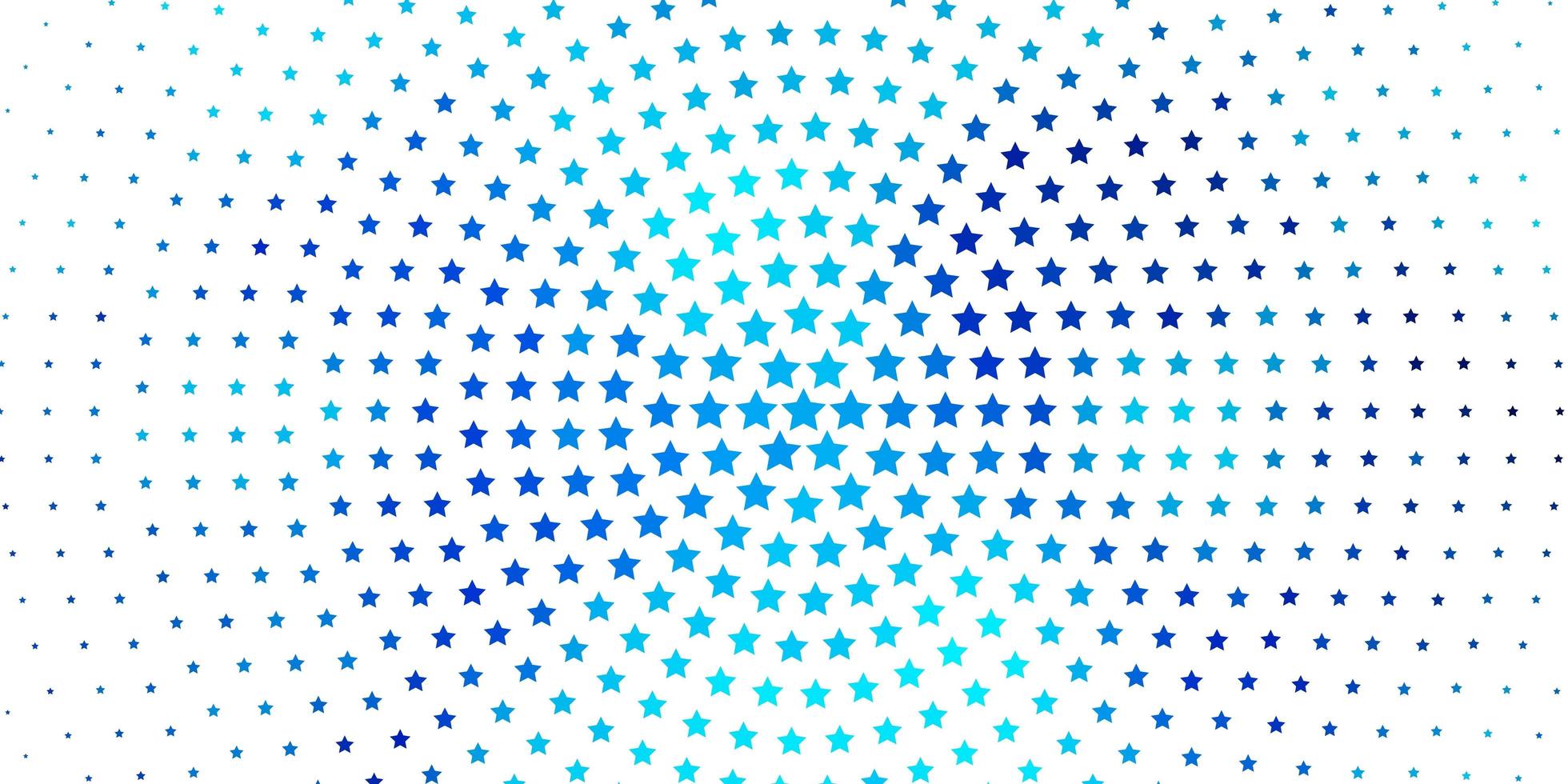 Light BLUE vector background with colorful stars. Blur decorative design in simple style with stars. Theme for cell phones.