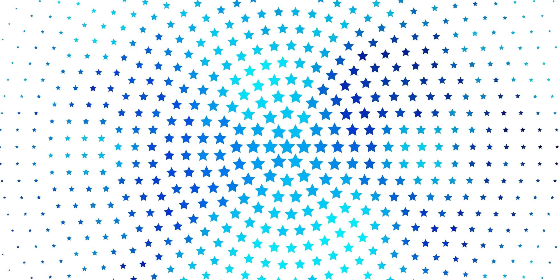 Fondo de vector azul claro con estrellas de colores. difuminar el diseño decorativo en un estilo sencillo con estrellas. tema para teléfonos celulares.