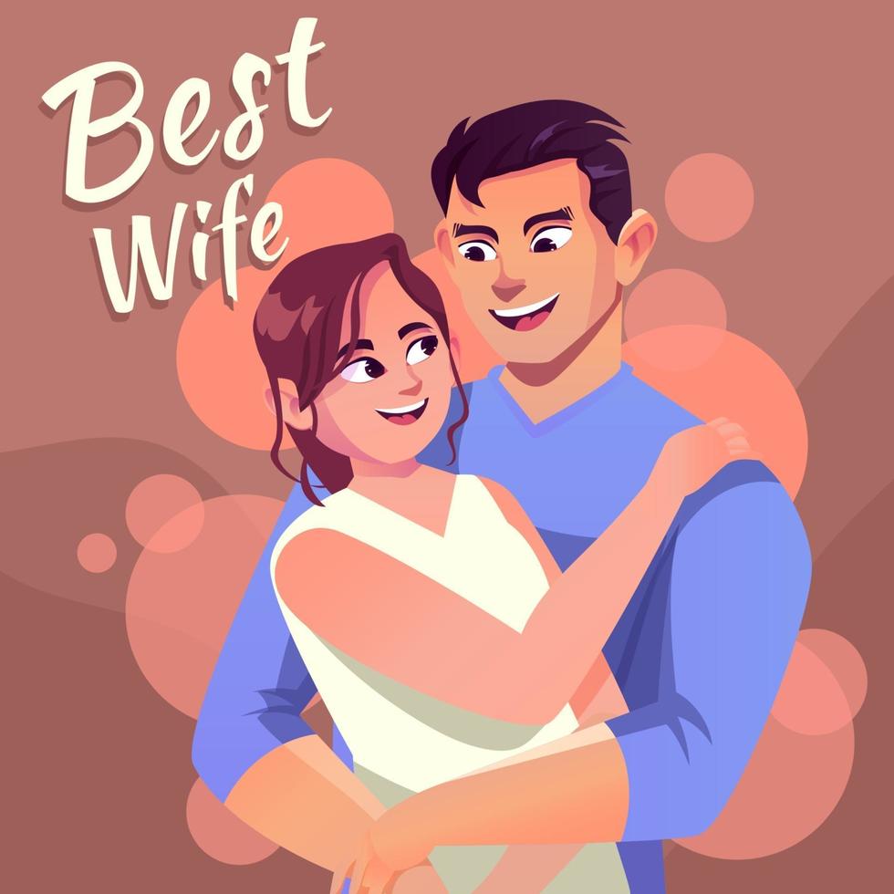 Lovely Best Wife Appreciation Day 2832751 Vector Art At Vecteezy