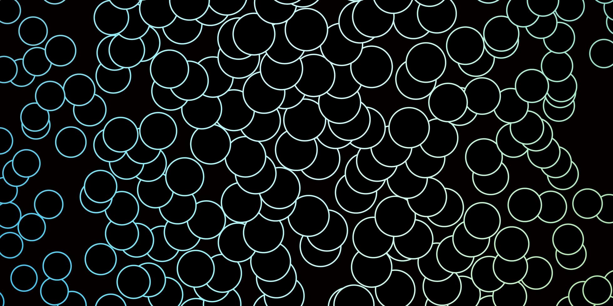 Fondo de vector azul oscuro, verde con círculos. Ilustración abstracta  moderna con formas circulares de colores. patrón para fondos de pantalla,  cortinas. 2832771 Vector en Vecteezy