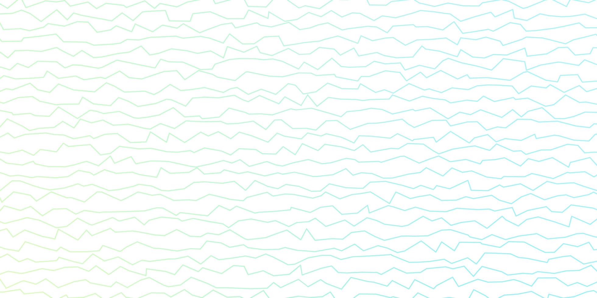 Dark Blue, Green vector background with lines. Illustration in abstract style with gradient curved. Pattern for websites, landing pages.