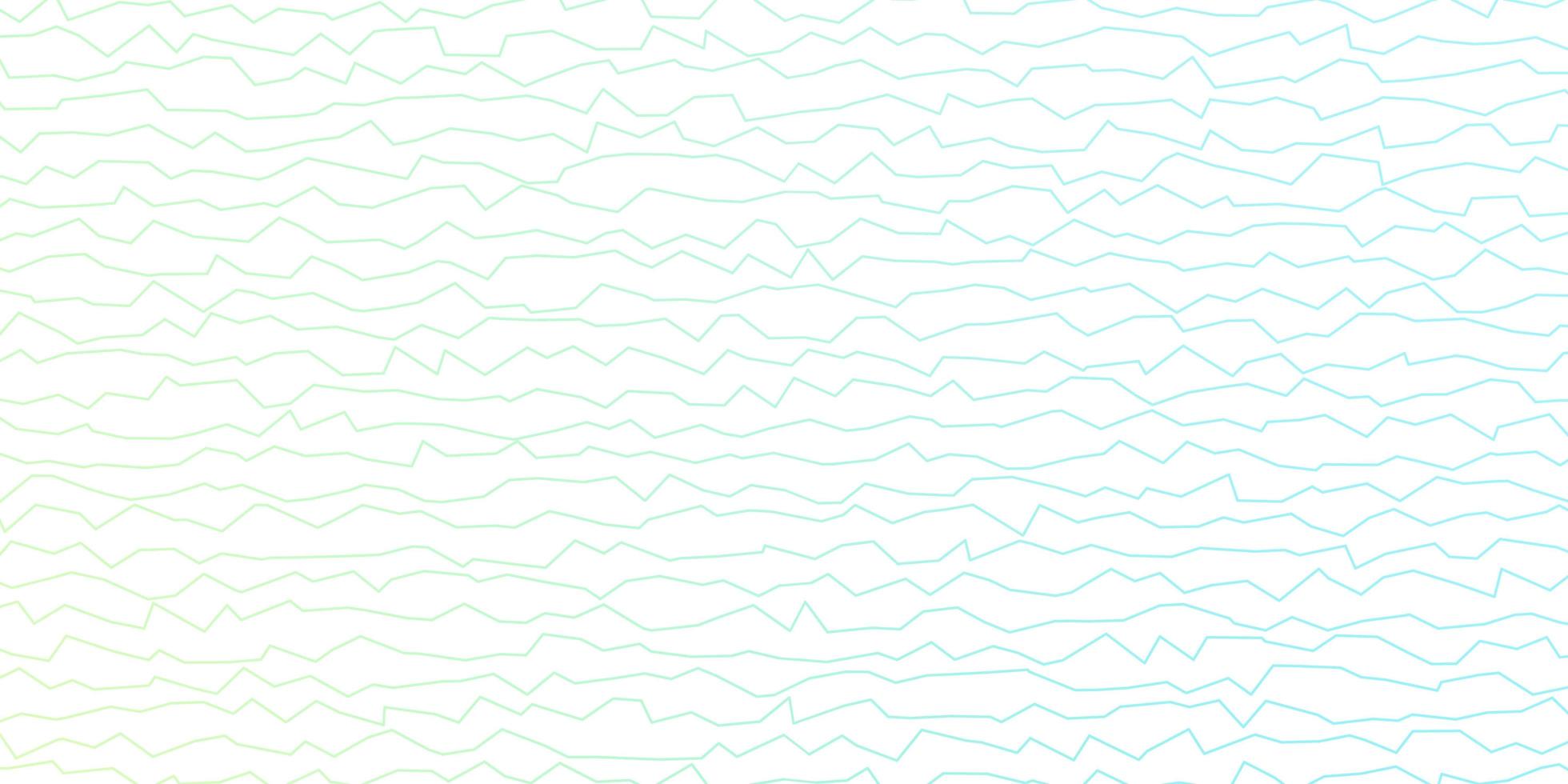 Fondo de vector azul oscuro, verde con líneas. Ilustración de estilo abstracto con degradado curvo. patrón para sitios web, páginas de destino.