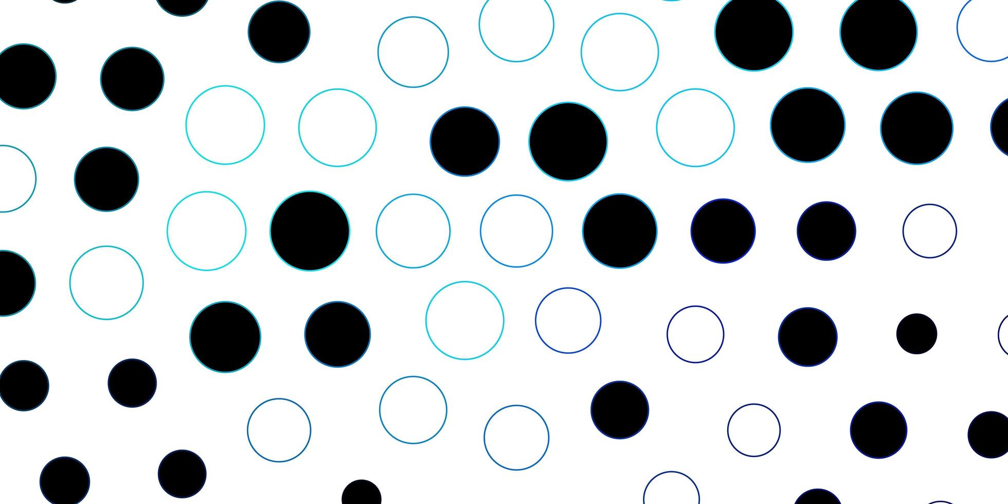 textura de vector azul oscuro, verde con círculos. Ilustración abstracta de brillo con gotas de colores. nueva plantilla para su libro de marca.