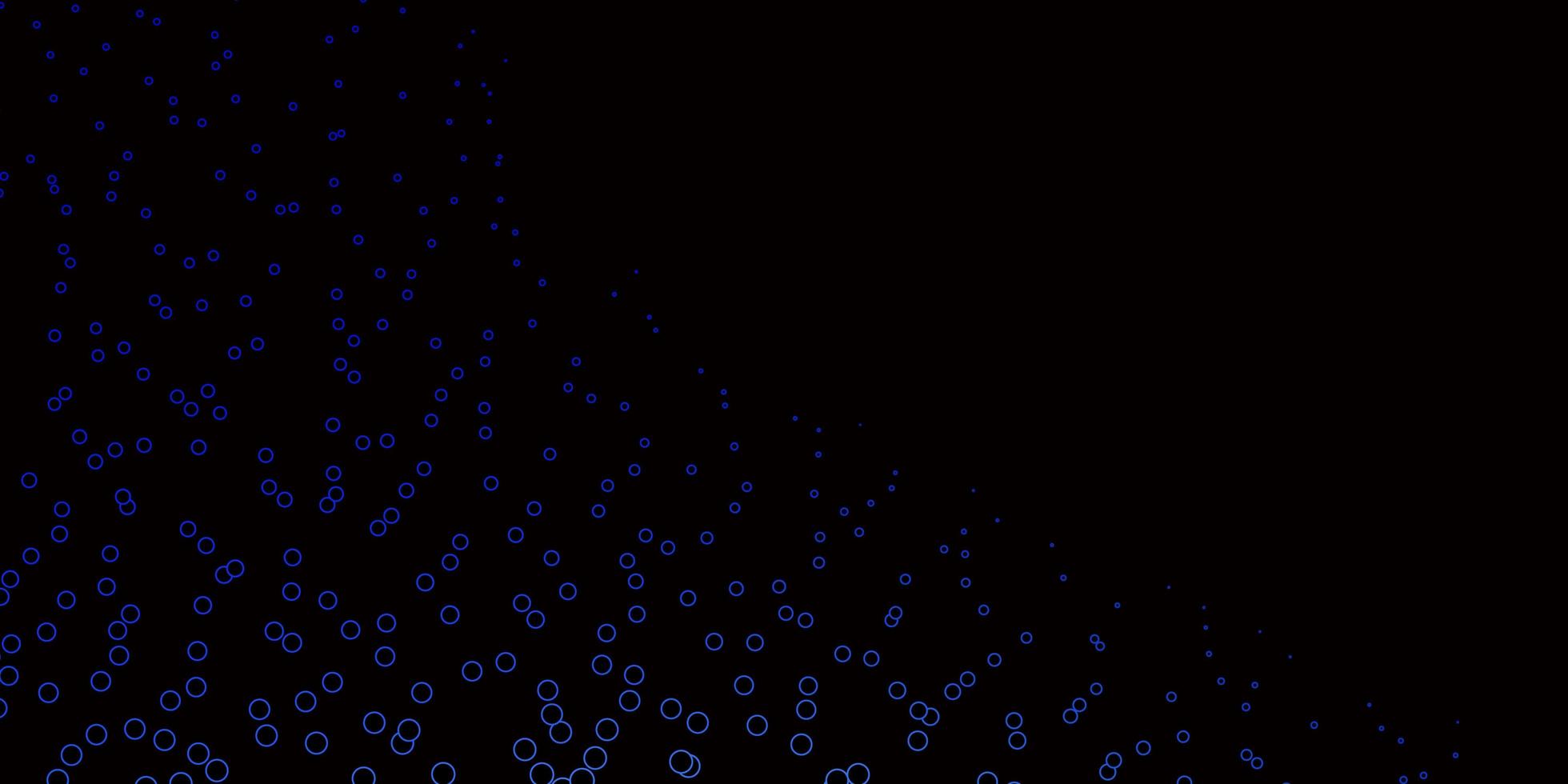 Dark Blue, Green vector texture with disks. Abstract decorative design in gradient style with bubbles. Design for your commercials.