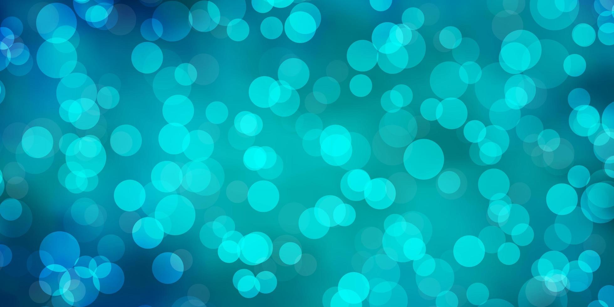 Light BLUE vector layout with circles. Abstract colorful disks on simple gradient background. Design for posters, banners.