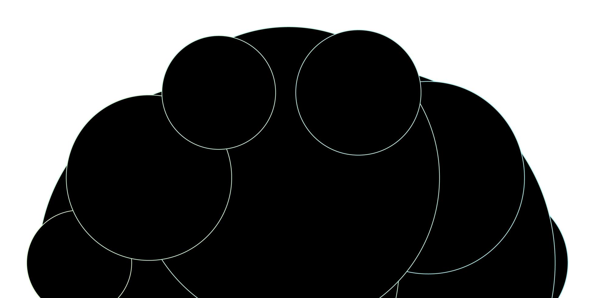 Light Blue, Green vector background with bubbles. Illustration with set of shining colorful abstract spheres. Pattern for booklets, leaflets.