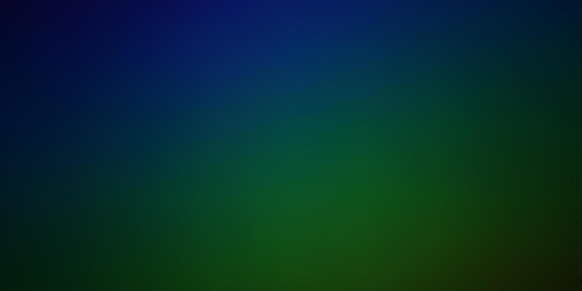 Dark Blue, Green vector blurred template. New colorful illustration in blur style with gradient. Base for your app design.