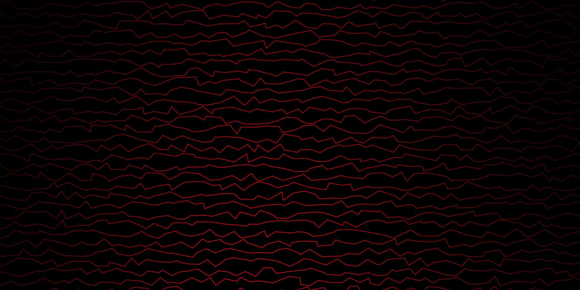 Dark Red vector layout with circular arc. Bright sample with colorful bent lines, shapes. Template for your UI design.