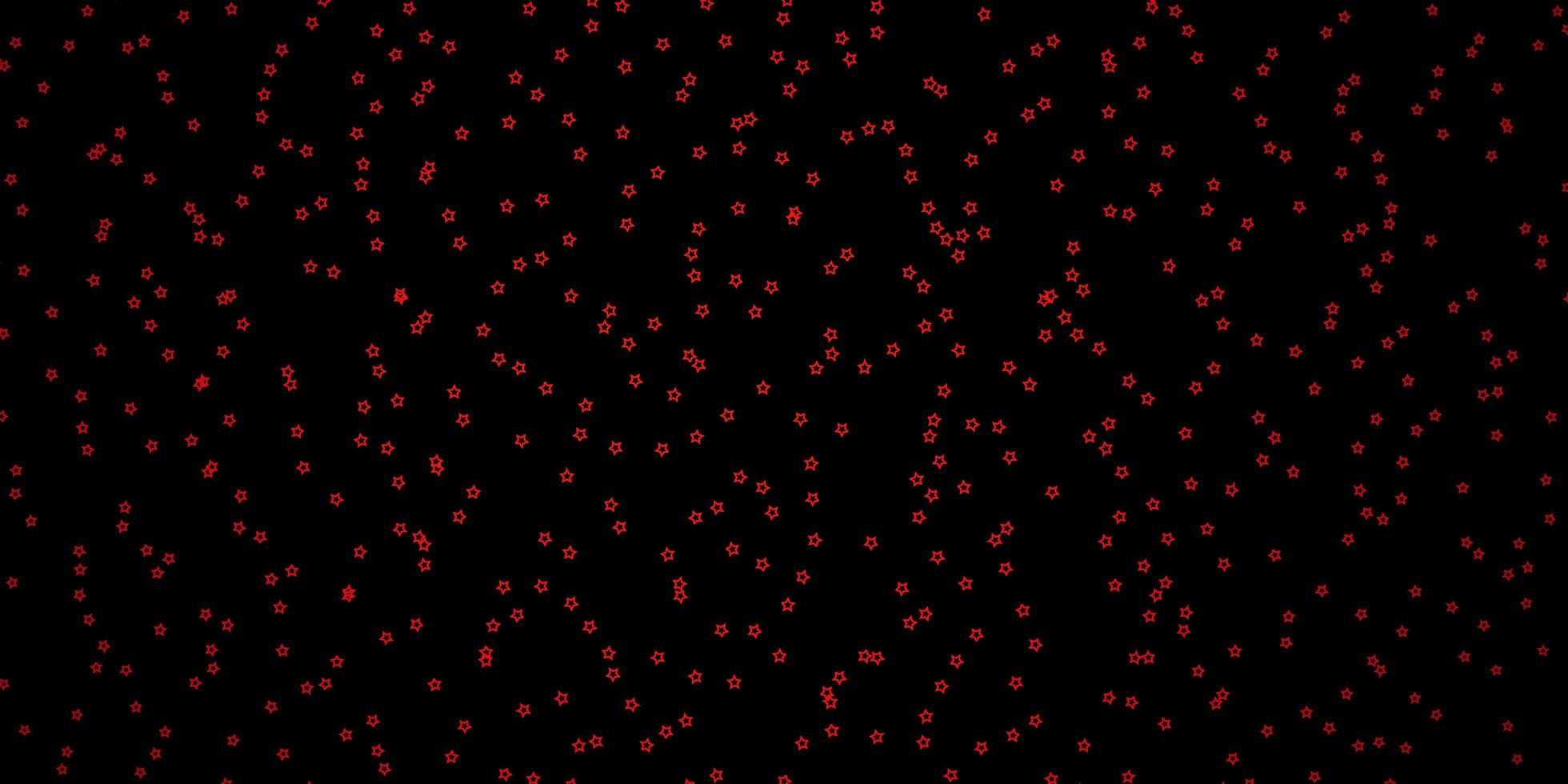 Dark Red vector pattern with abstract stars. Colorful illustration with abstract gradient stars. Best design for your ad, poster, banner.