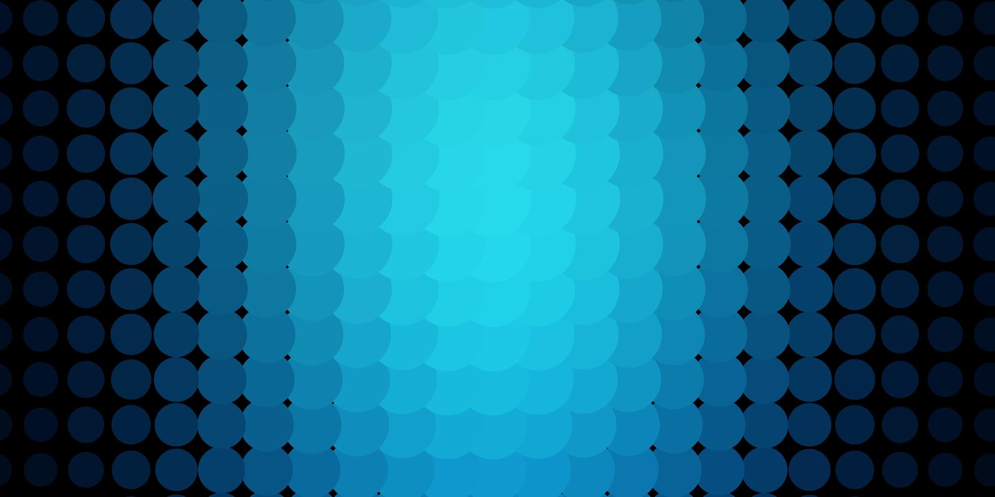 Light BLUE vector pattern with circles. Abstract colorful disks on simple gradient background. Pattern for websites, landing pages.