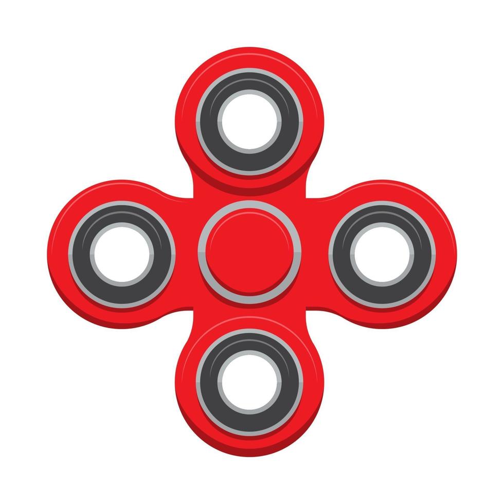 Spinner. New popular anti-stress toy. Vector Illustration.