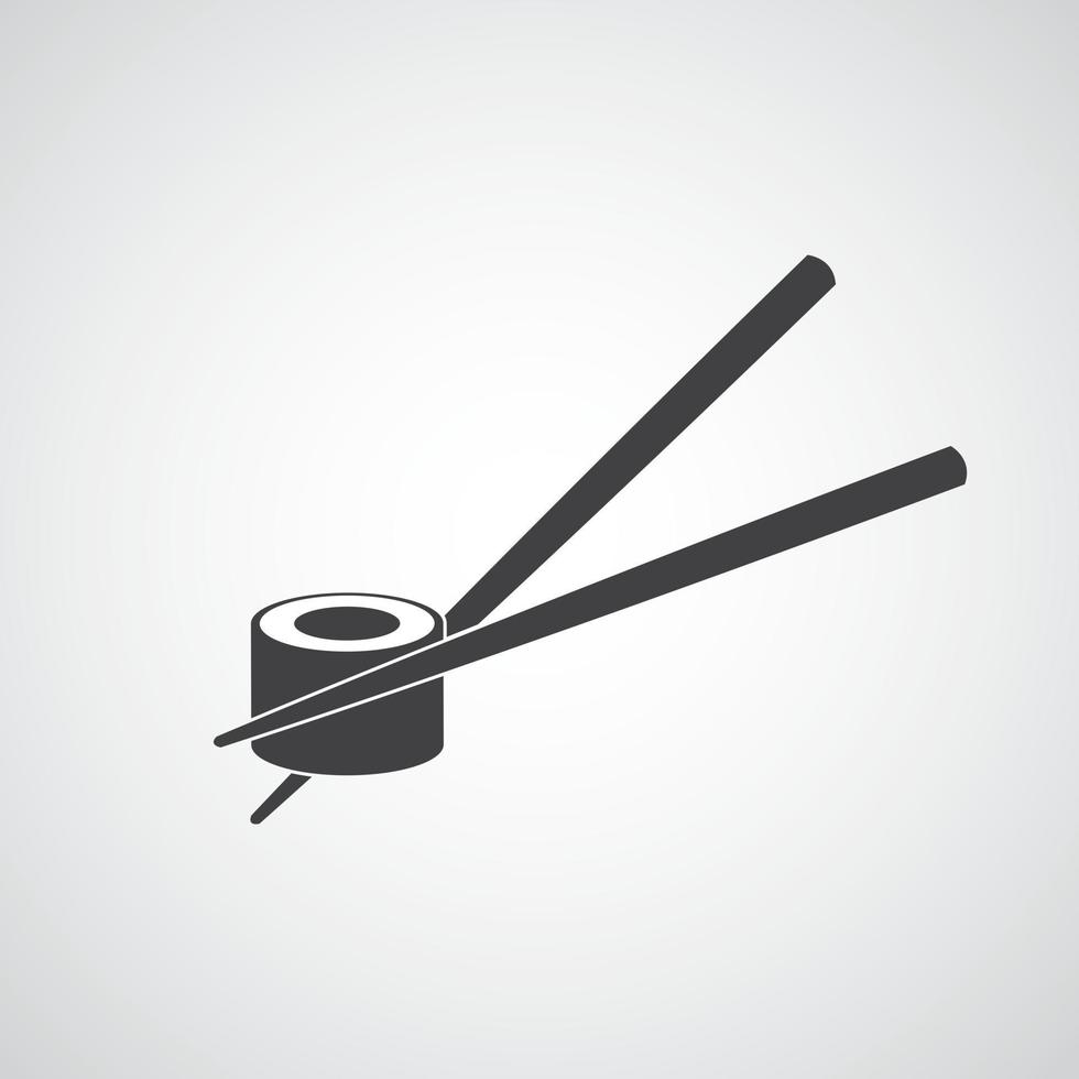 Sushi Icon. Traditional Japanese Food. Vector Illustration