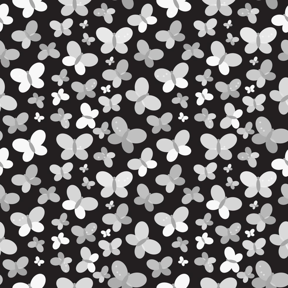 Butterfly Seamless Pattern Background Vector Illustration