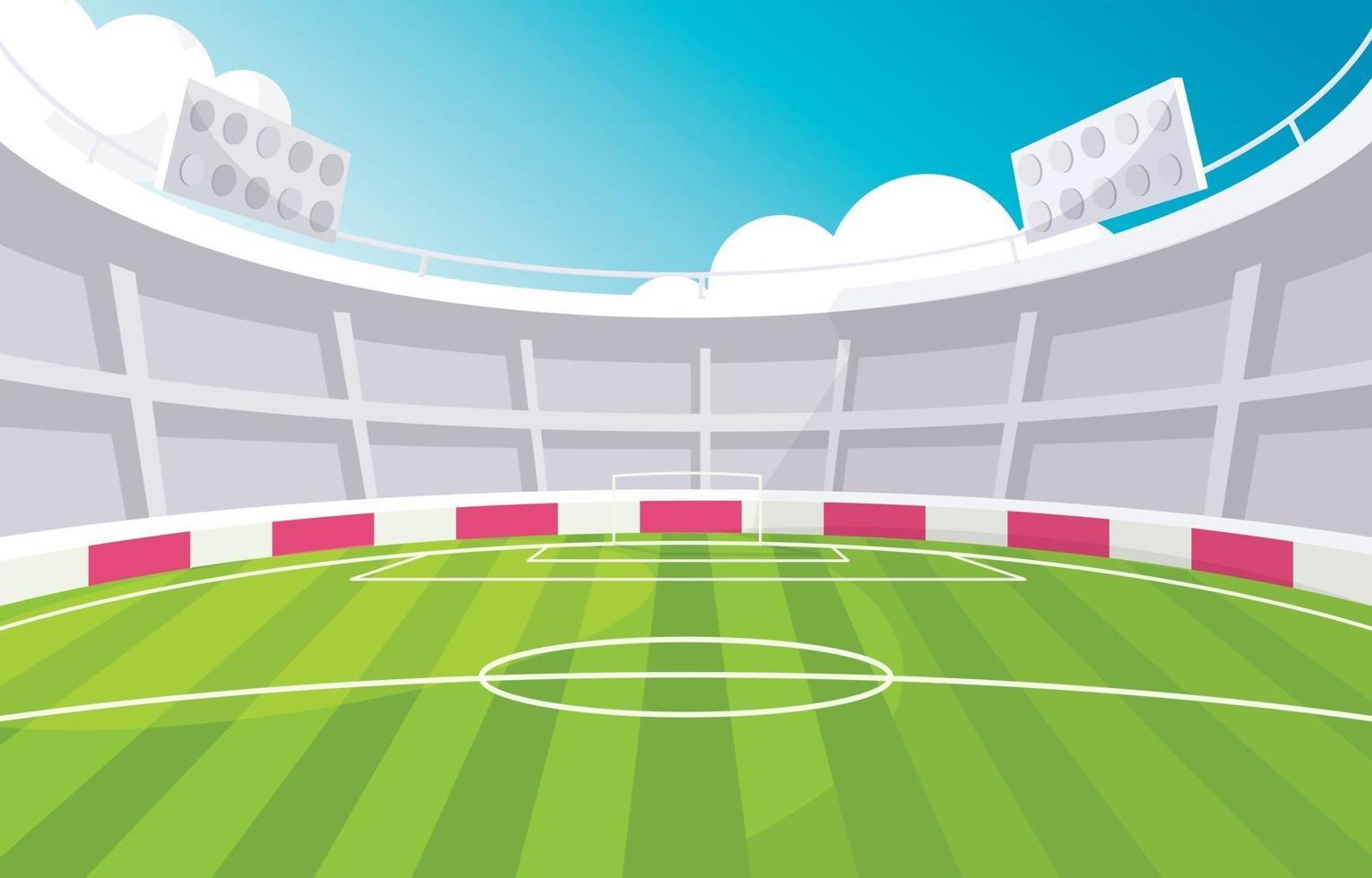 Soccer Stadium Background vector