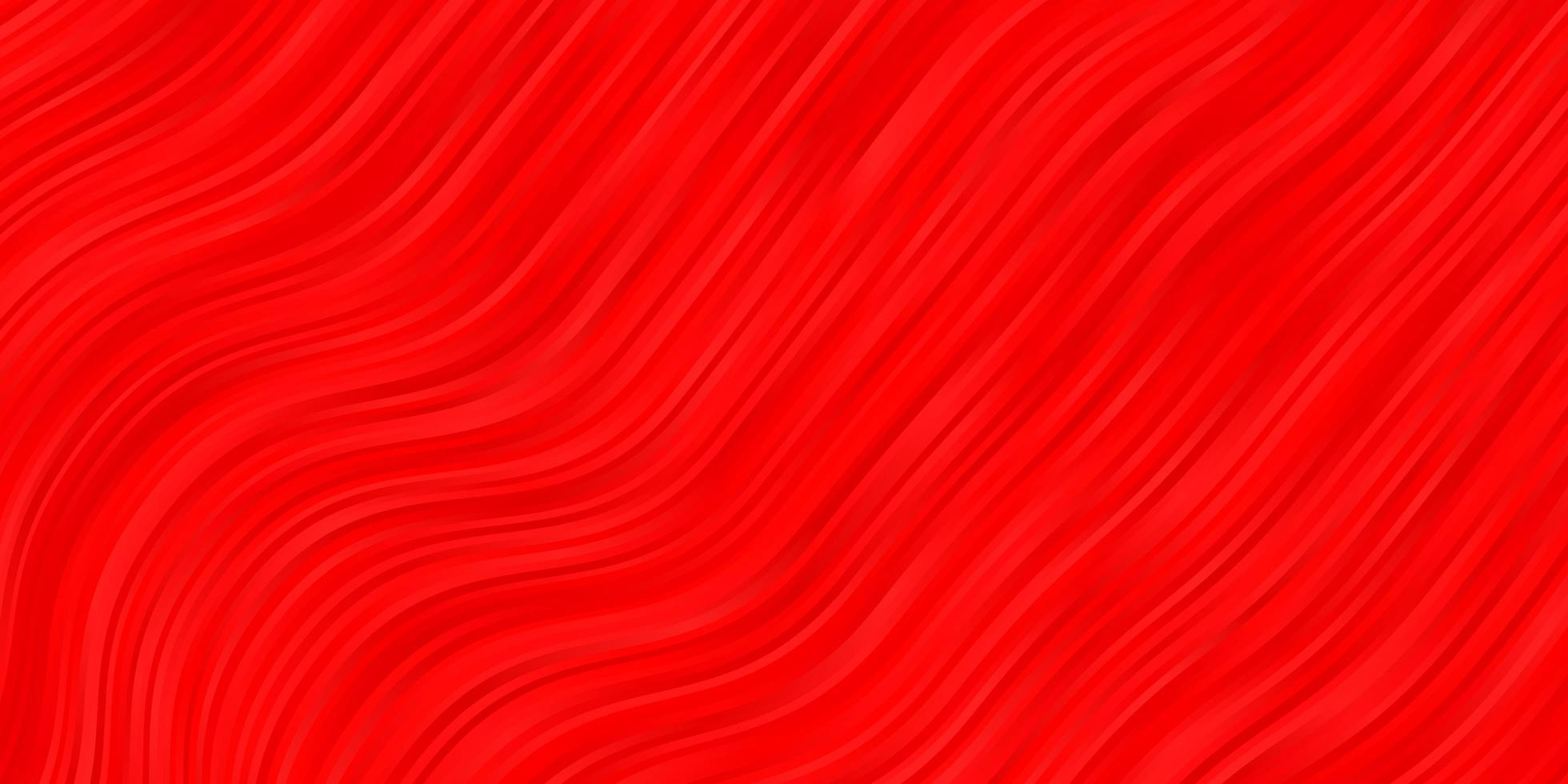 Light Red vector texture with circular arc. Illustration in halftone style with gradient curves. Best design for your ad, poster, banner.