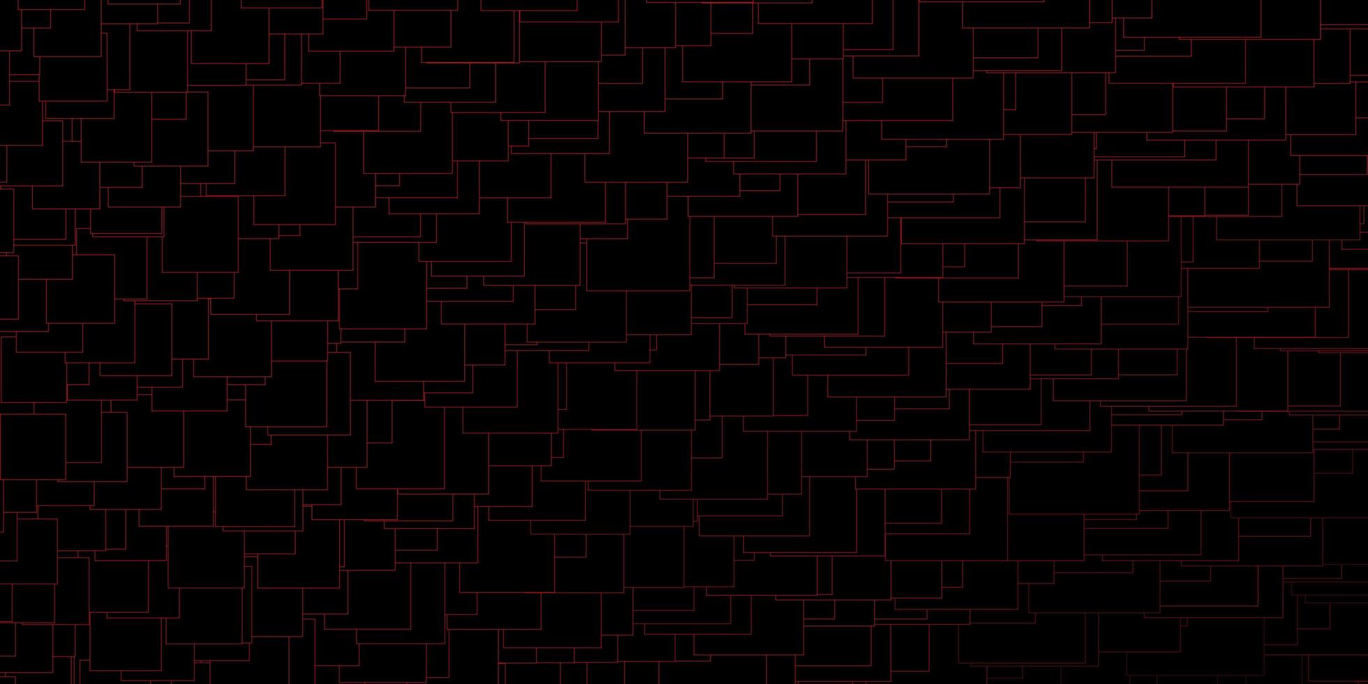 textura de vector rojo oscuro en estilo rectangular. diseño moderno con rectángulos en estilo abstracto. plantilla moderna para su página de destino.