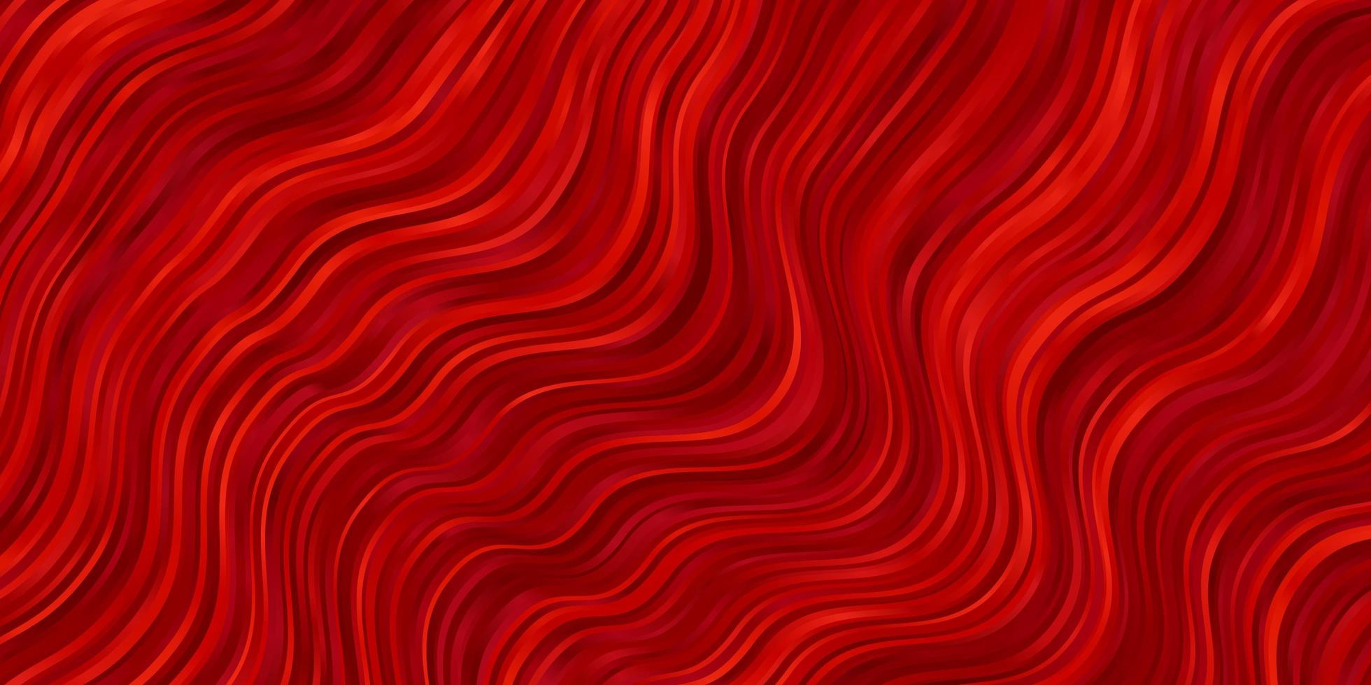 Light Red vector template with wry lines. Colorful illustration in abstract style with bent lines. Smart design for your promotions.