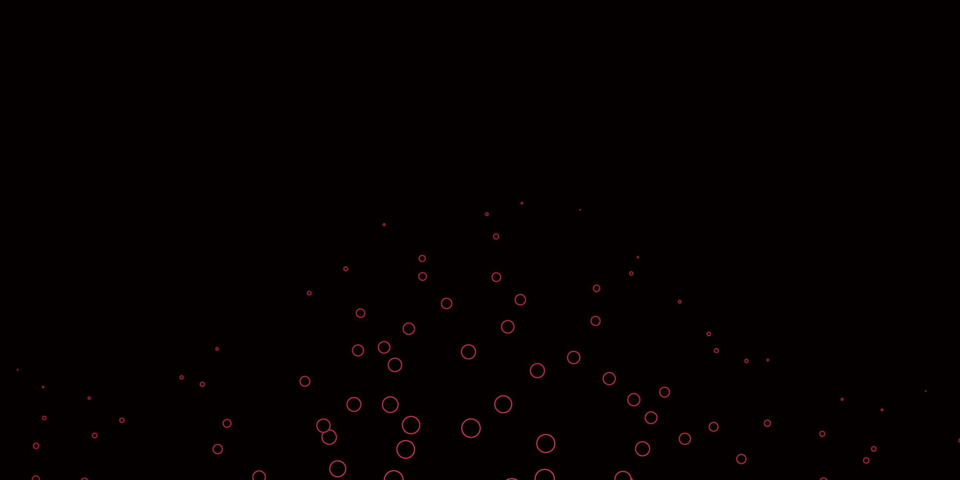 Dark Pink vector pattern with spheres. Illustration with set of shining colorful abstract spheres. New template for a brand book.