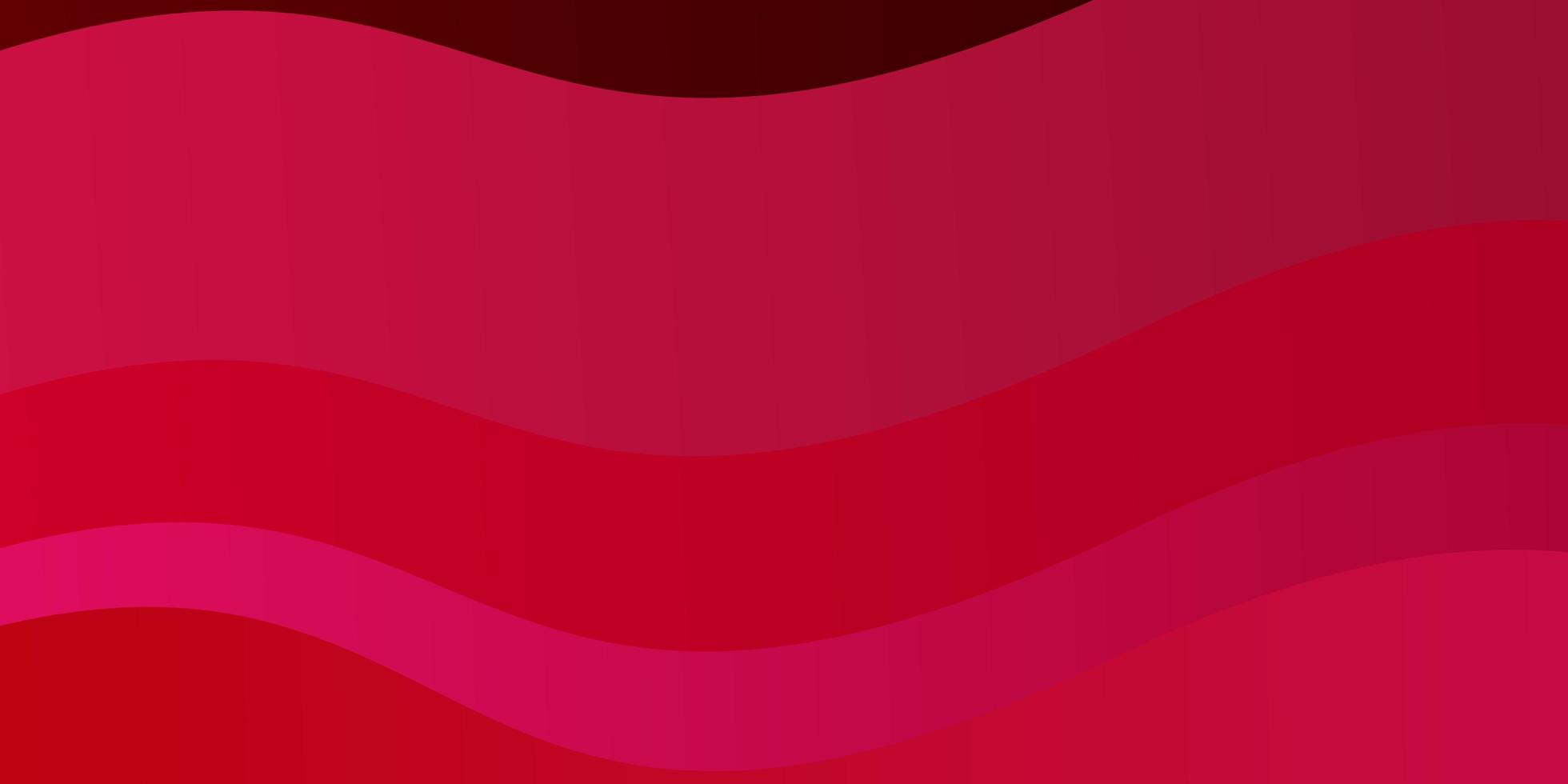 Dark Red vector template with wry lines. Illustration in abstract style with gradient curved. Template for cellphones.