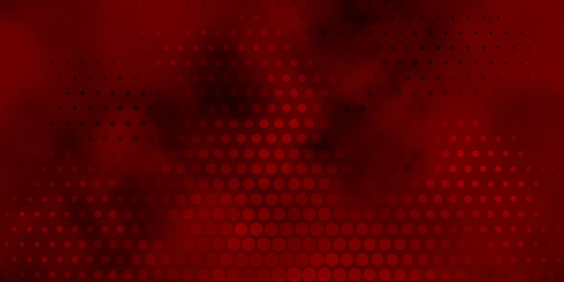 textura de vector rojo claro con discos. Discos de colores abstractos sobre fondo degradado simple. patrón para anuncios comerciales.