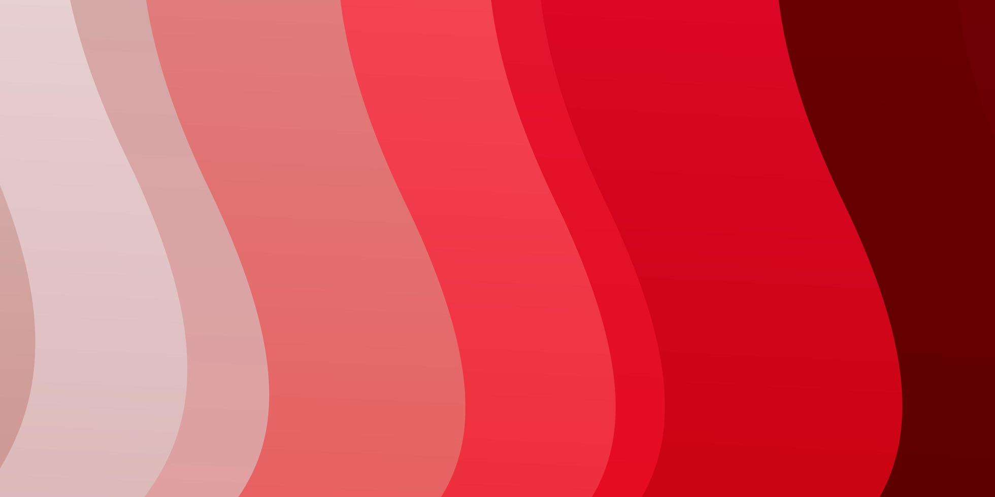 Light Red vector template with wry lines. Abstract illustration with gradient bows. Template for your UI design.