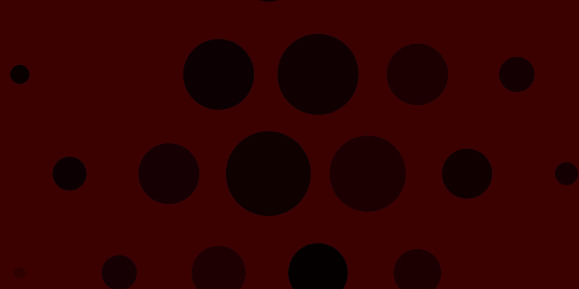 Light Red vector backdrop with dots. Modern abstract illustration with colorful circle shapes. Design for posters, banners.