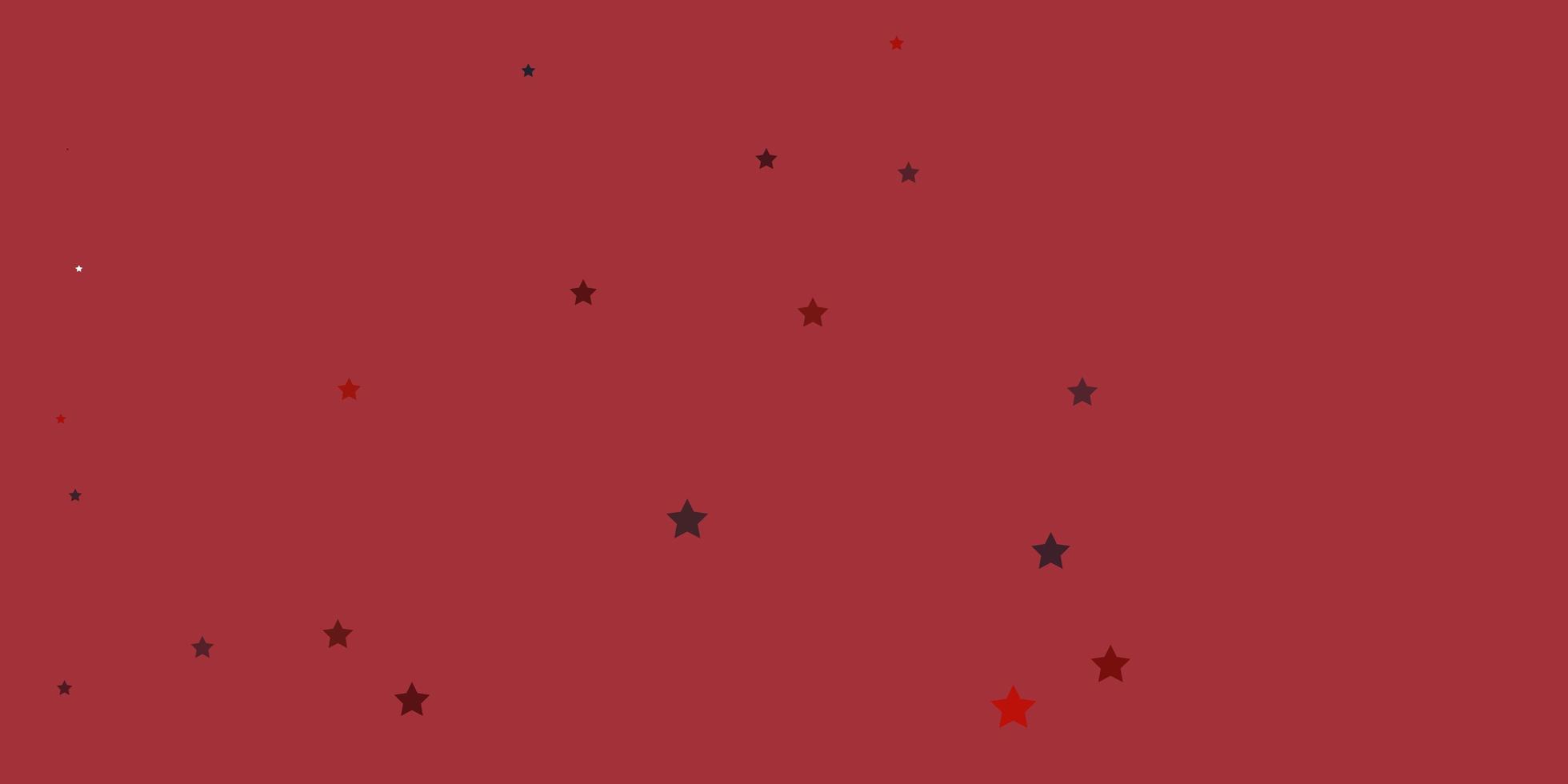 Dark Red vector background with colorful stars. Blur decorative design in simple style with stars. Best design for your ad, poster, banner.