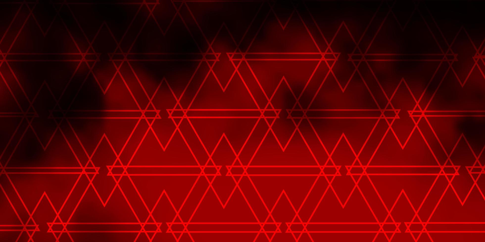 Dark Red vector texture with triangular style. Modern abstract illustration with colorful triangles. Design for your promotions.