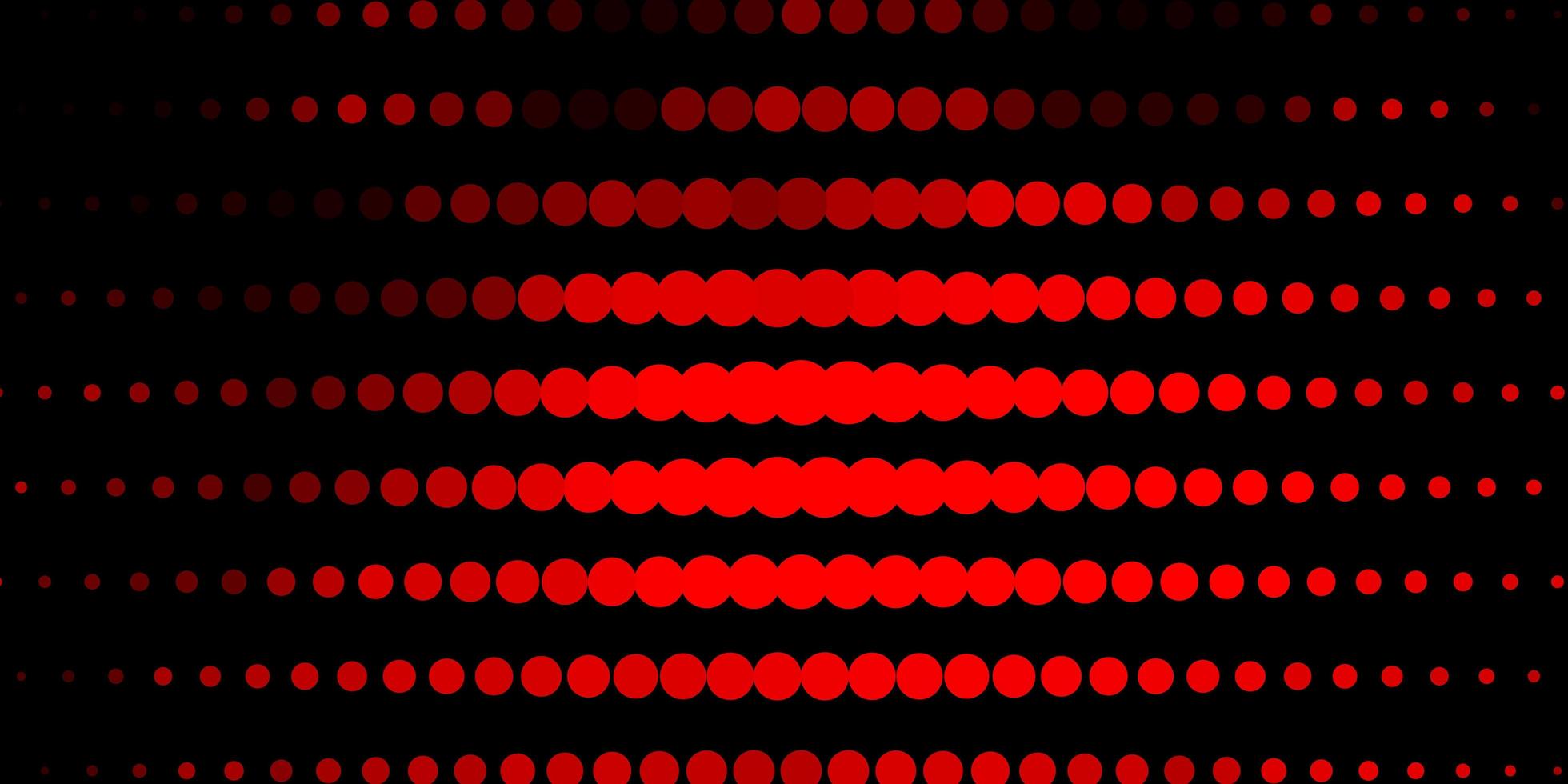 Dark Red vector background with circles. Abstract illustration with colorful spots in nature style. Pattern for websites, landing pages.