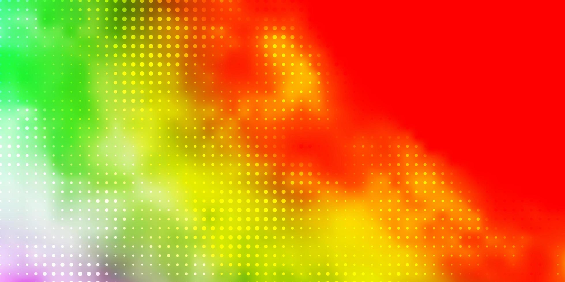 Light Multicolor vector backdrop with dots. Abstract illustration with colorful spots in nature style. Pattern for wallpapers, curtains.