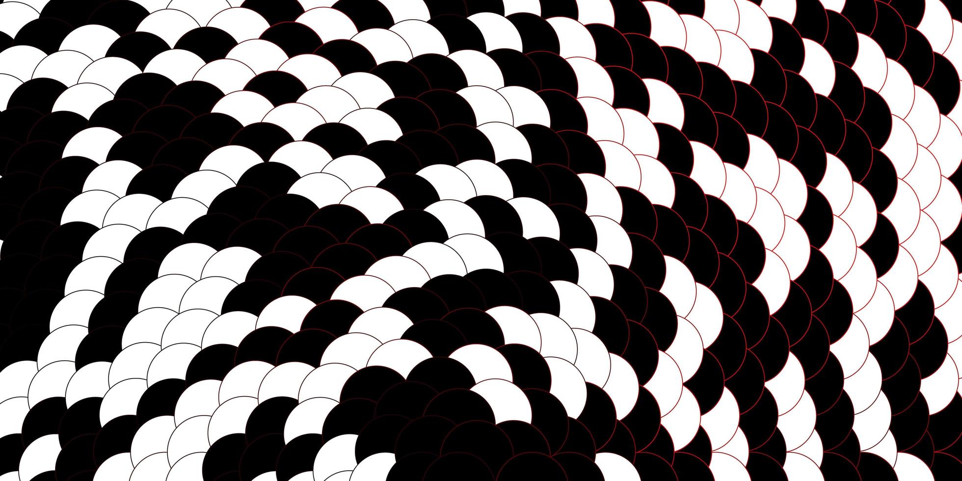 plantilla de vector rojo oscuro con círculos. Ilustración abstracta de brillo con gotas de colores. diseño para sus comerciales.