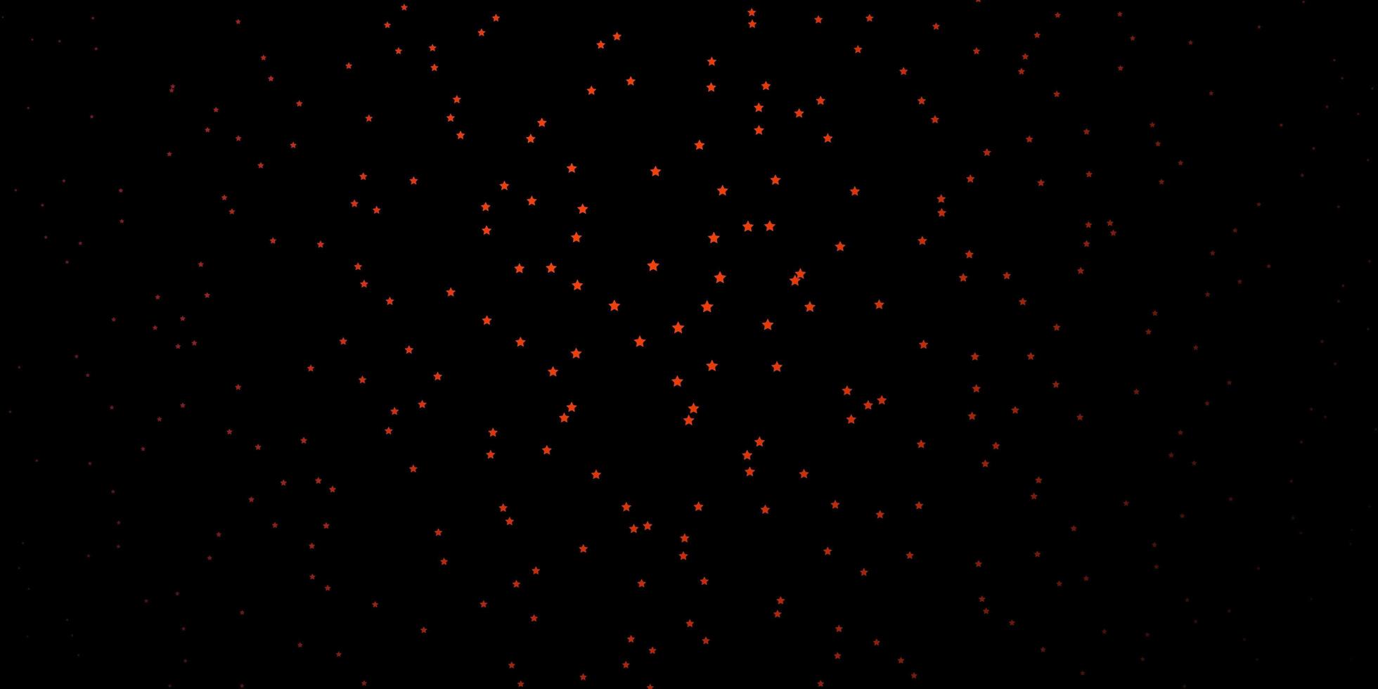 Dark Red vector pattern with abstract stars. Blur decorative design in simple style with stars. Best design for your ad, poster, banner.