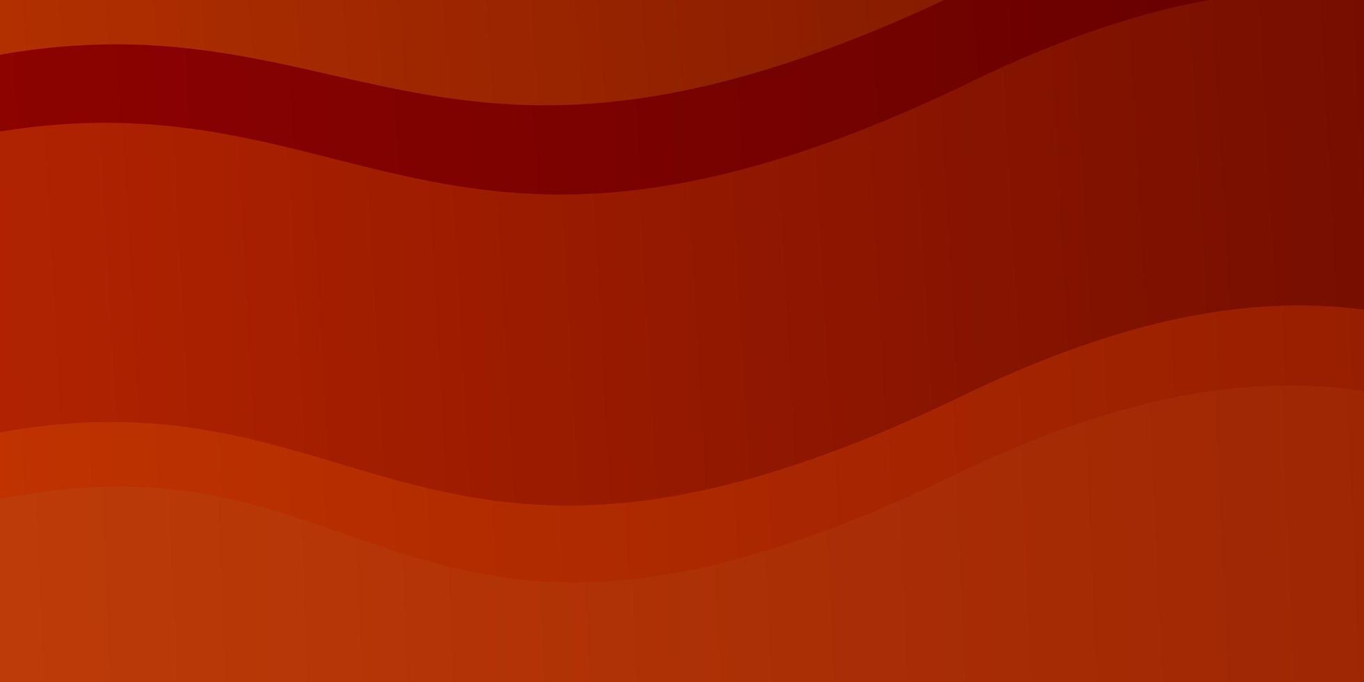 Light Orange vector backdrop with bent lines. Abstract gradient illustration with wry lines. Pattern for commercials, ads.