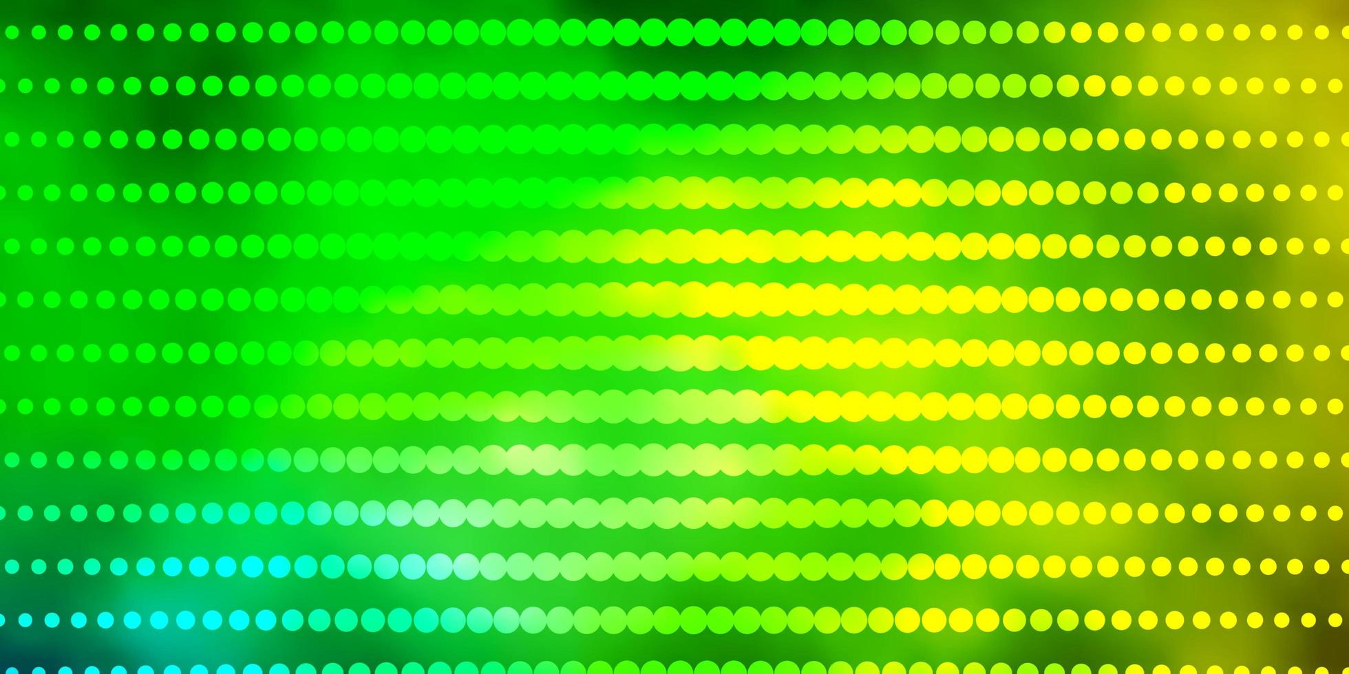 Light Green, Yellow vector layout with circles. Abstract illustration with colorful spots in nature style. New template for your brand book.