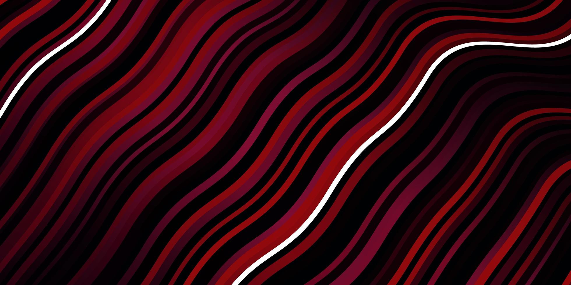 diseño de vector de color rosa oscuro con curvas. Ilustración abstracta con líneas de degradado bandy. mejor diseño para su anuncio, cartel, banner.