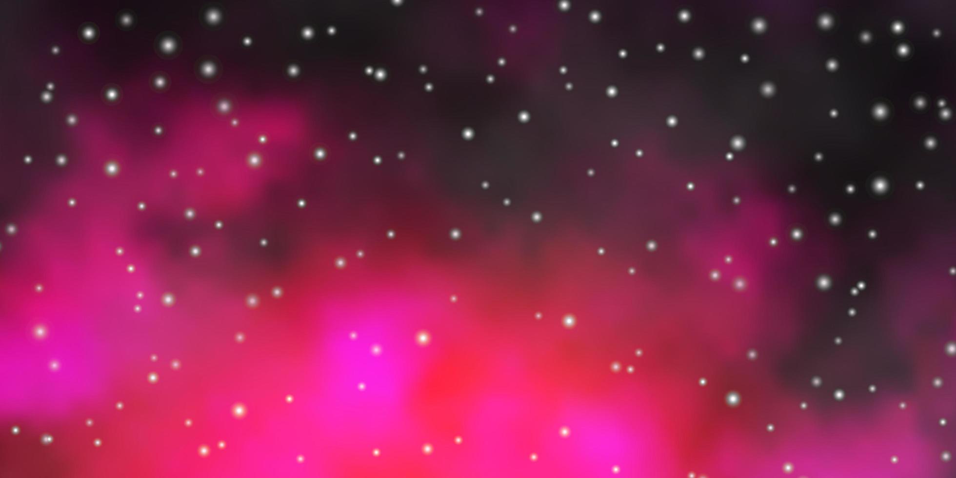 patrón de vector de color rosa oscuro con estrellas abstractas. colorida ilustración en estilo abstracto con estrellas de degradado. mejor diseño para su anuncio, cartel, banner.